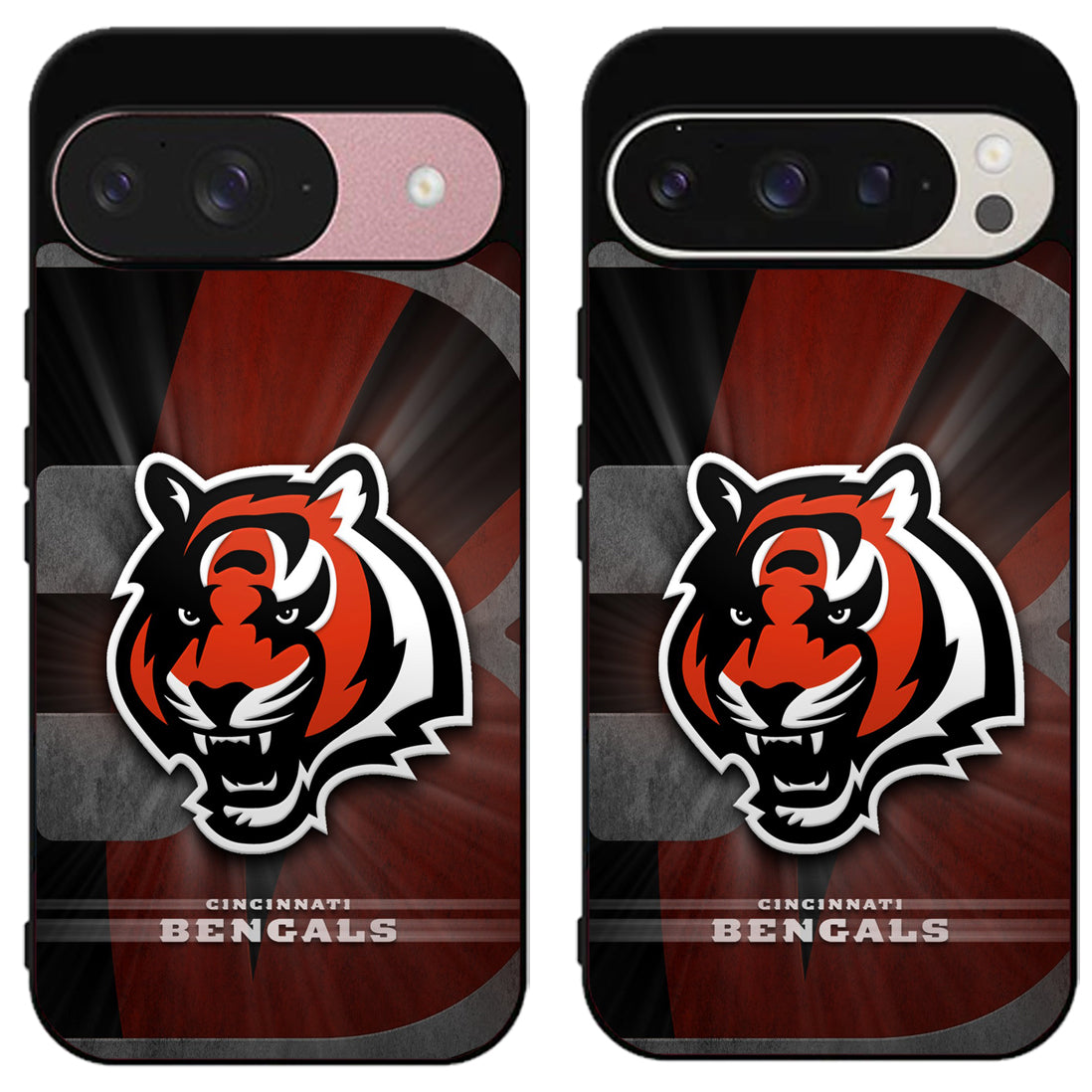 Cincinnati Bengals Logo Background Google Pixel 9 | 9 Pro | 9 Pro XL Case