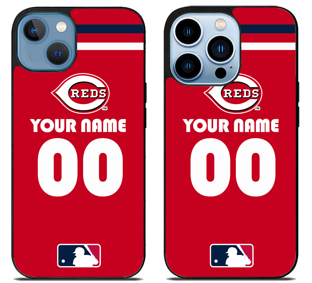 Custom Personalized Cincinnati Reds MLB iPhone 13 | 13 Mini | 13 Pro | 13 Pro Max Case