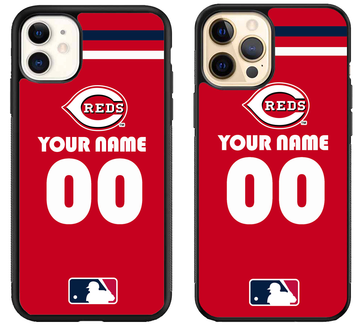 Custom Personalized Cincinnati Reds MLB iPhone 12 | 12 Mini | 12 Pro | 12 Pro Max Case