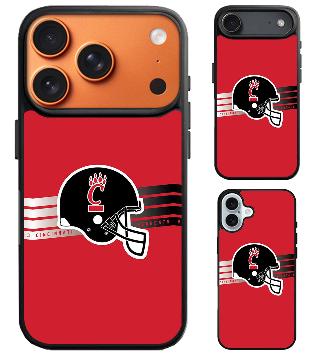 Cincinnati bearcats Stripe iPhone Air | iPhone 17 | 17 Pro | 17 Pro Max Case