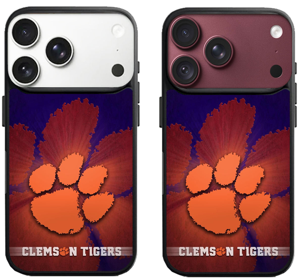 Clemson Tigers Background iPhone 18 Pro | 18 Pro Max Case