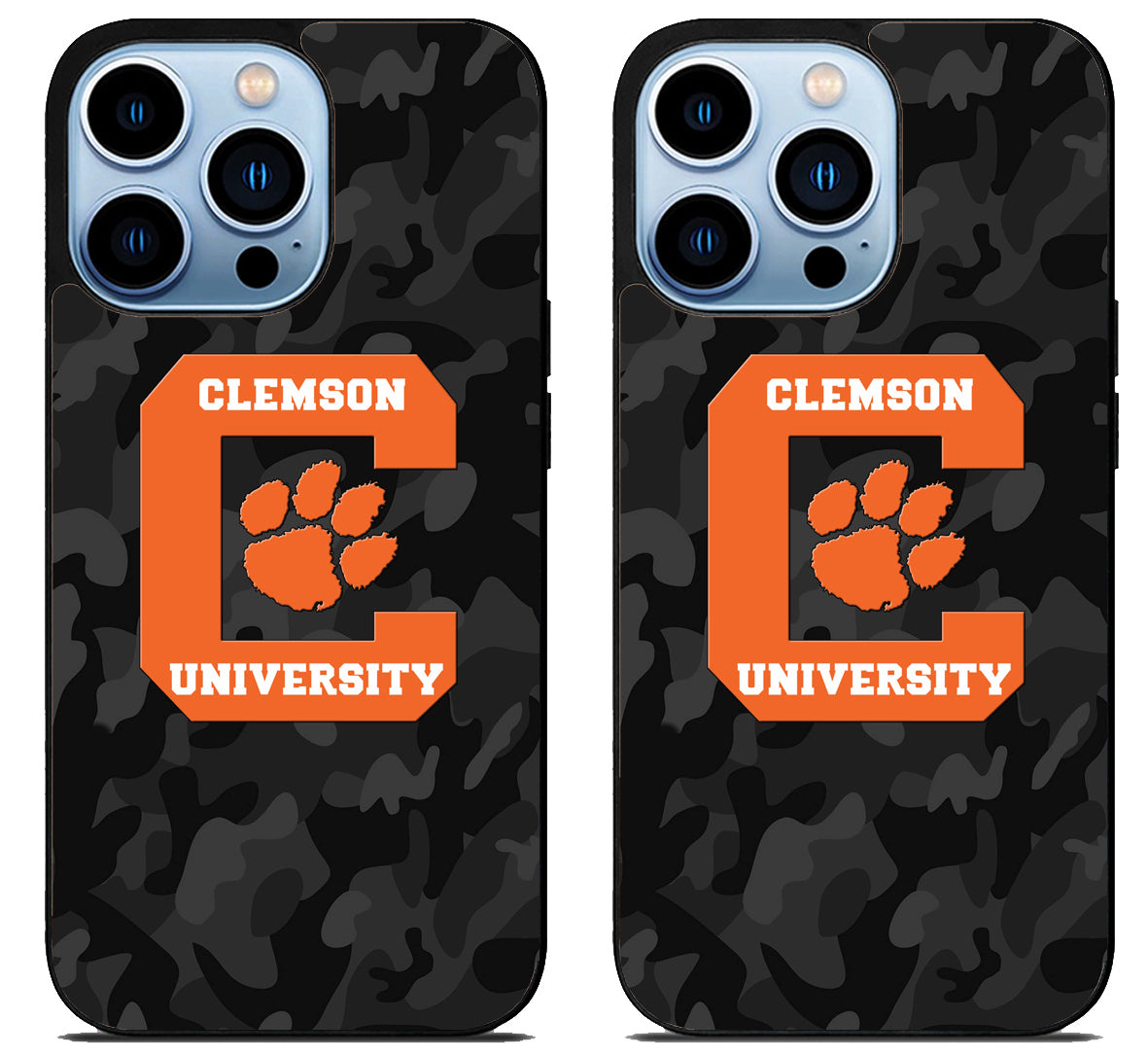 Clemson Tigers Camo iPhone 15 Pro | iPhone 15 Pro Max Case