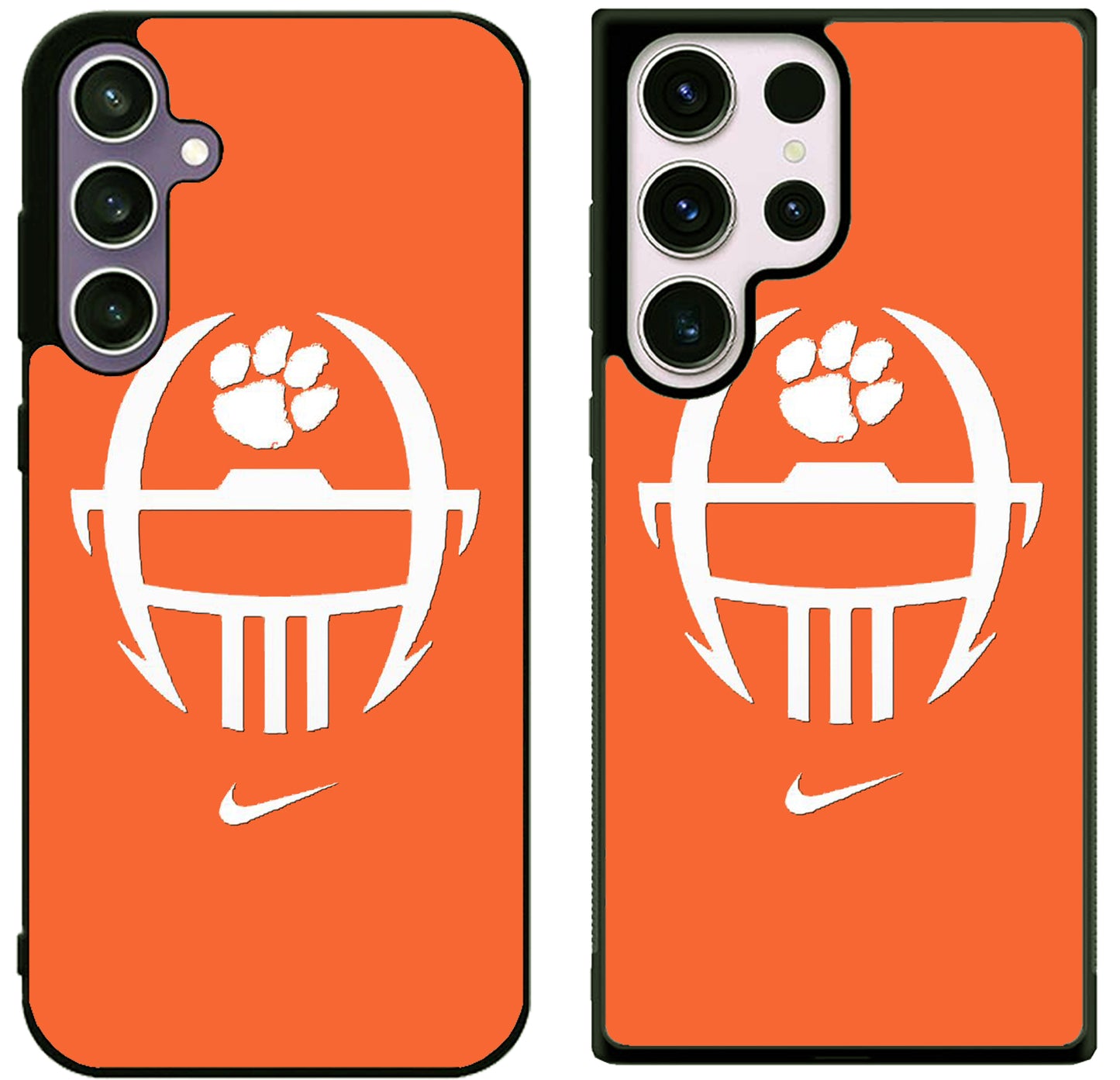 Clemson Tigers football Samsung Galaxy S25 | S25 Plus | S25 FE | S25 Ultra Case