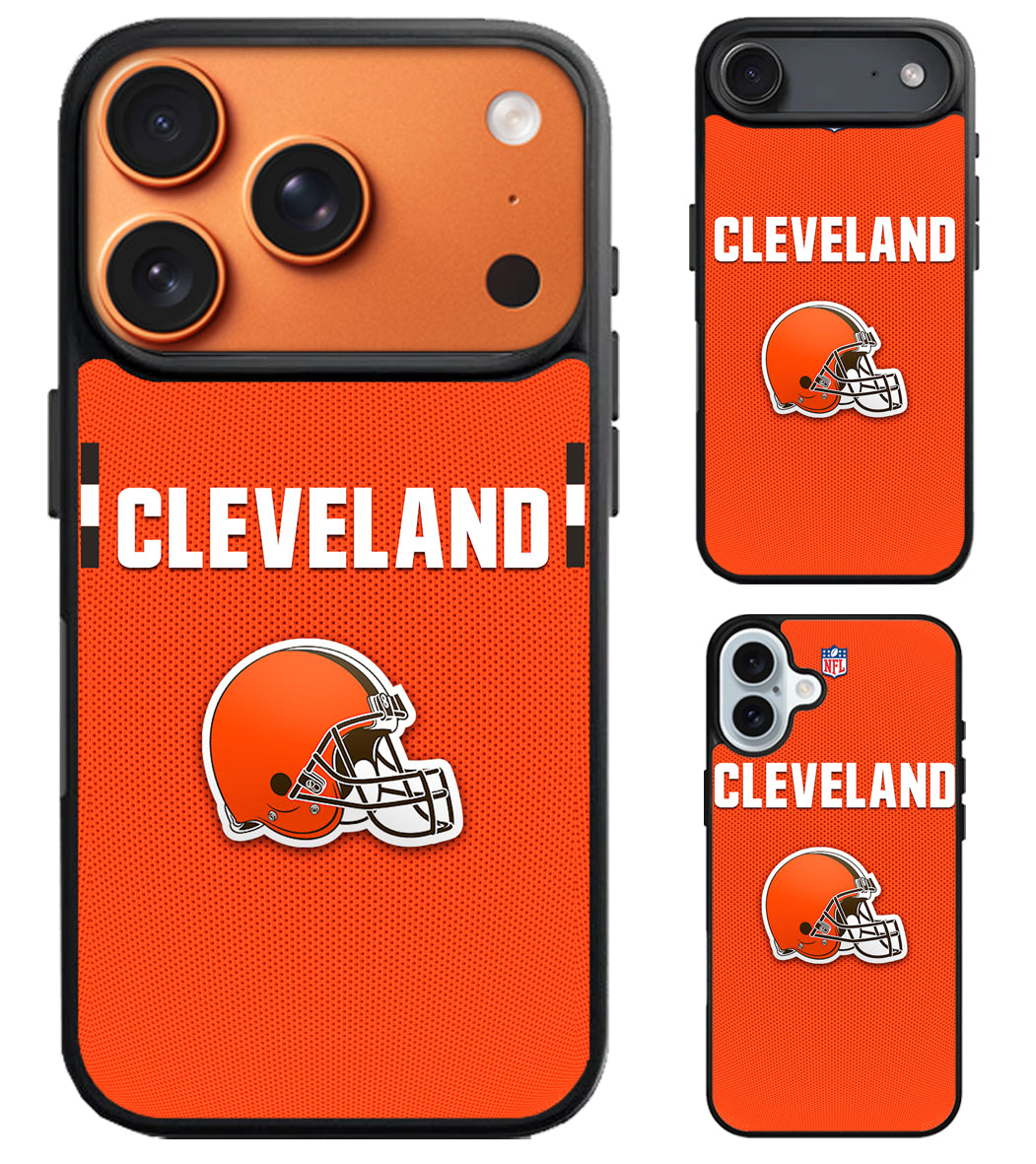 Cleveland Browns NFL iPhone Air | iPhone 17 | 17 Pro | 17 Pro Max Case