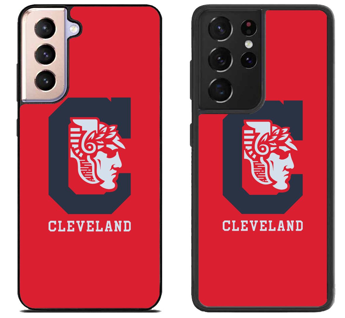 Cleveland Guardians Red Logo Samsung Galaxy S21 | S21 FE | S21+ | S21 Ultra Case