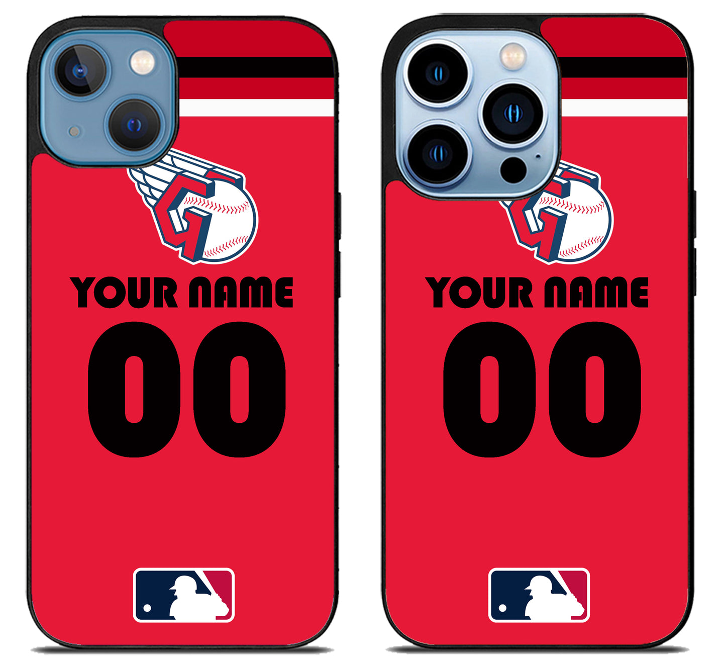 Custom Personalized Cleveland Guardians MLB iPhone 13 | 13 Mini | 13 Pro | 13 Pro Max Case