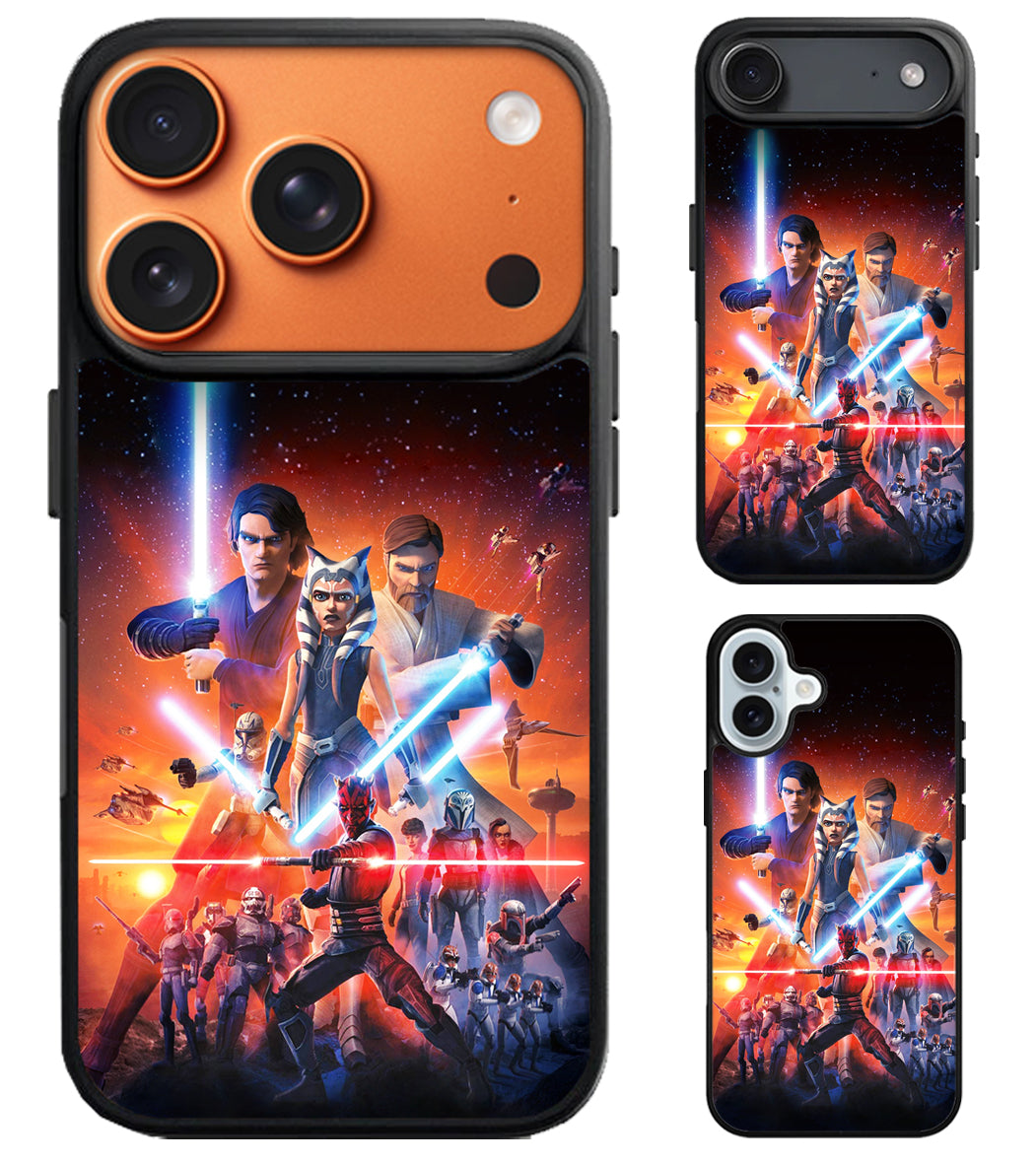 Clone Wars Background iPhone Air | iPhone 17 | 17 Pro | 17 Pro Max Case
