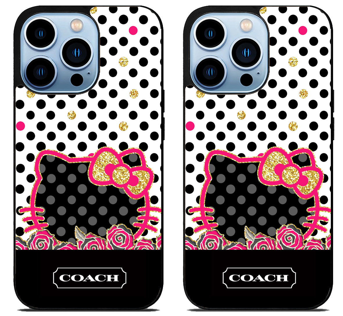 Coach Polkadot Hello Kitty iPhone 15 Pro | iPhone 15 Pro Max Case