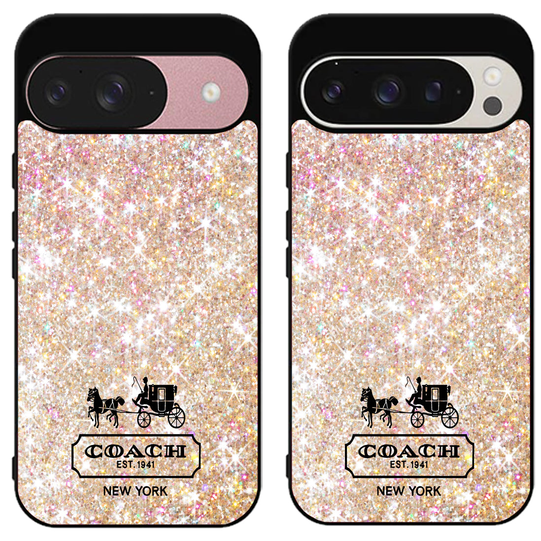 Coach Sparkly Google Pixel 9 | 9 Pro | 9 Pro XL Case
