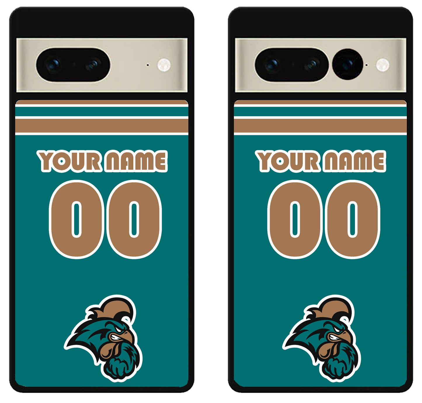 Custom Personalized Coastal Carolina Chanticleers Google Pixel 7 | 7 Pro Case