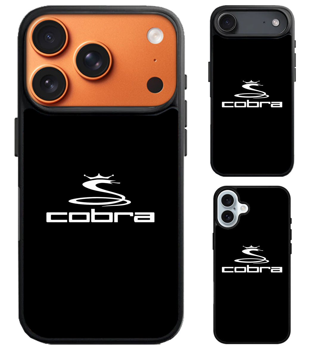 Cobra golf Black iPhone Air | iPhone 17 | 17 Pro | 17 Pro Max Case