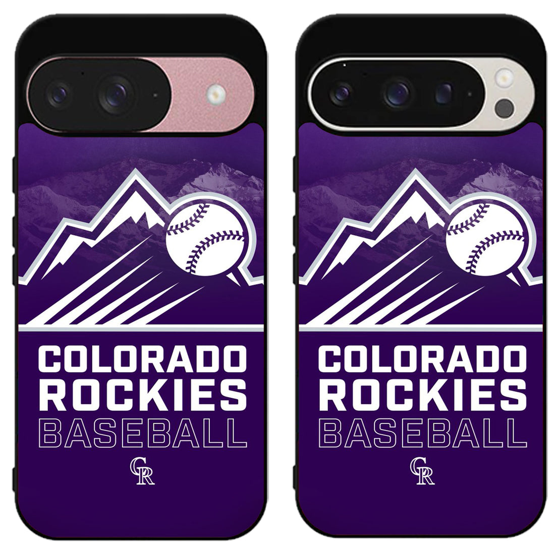 Colorado Rockies Baseball Background Google Pixel 9 | 9 Pro | 9 Pro XL Case