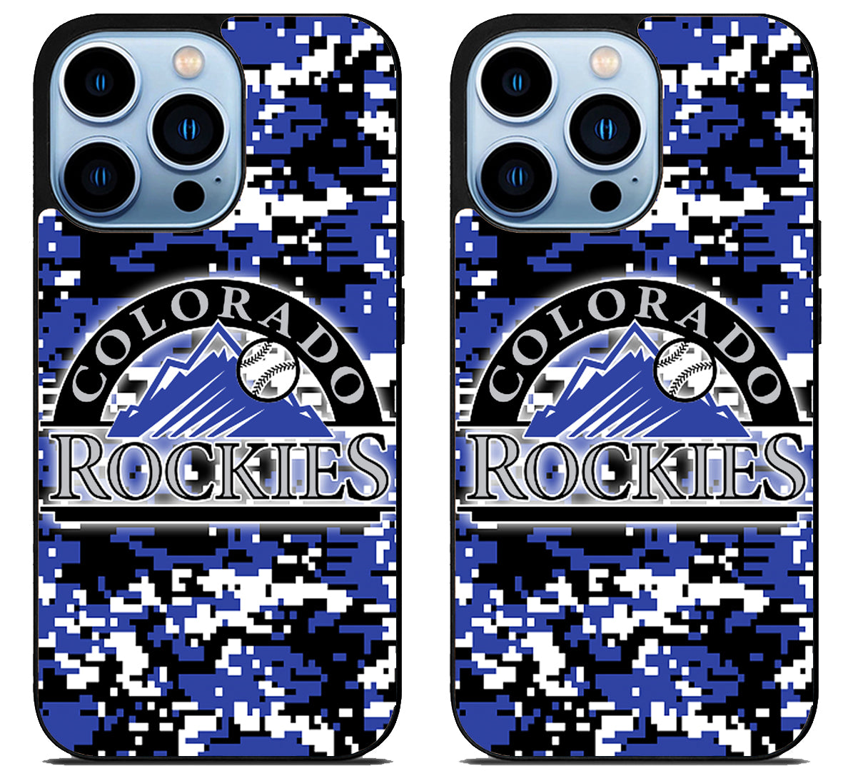 Colorado Rockies Camo iPhone 15 Pro | iPhone 15 Pro Max Case