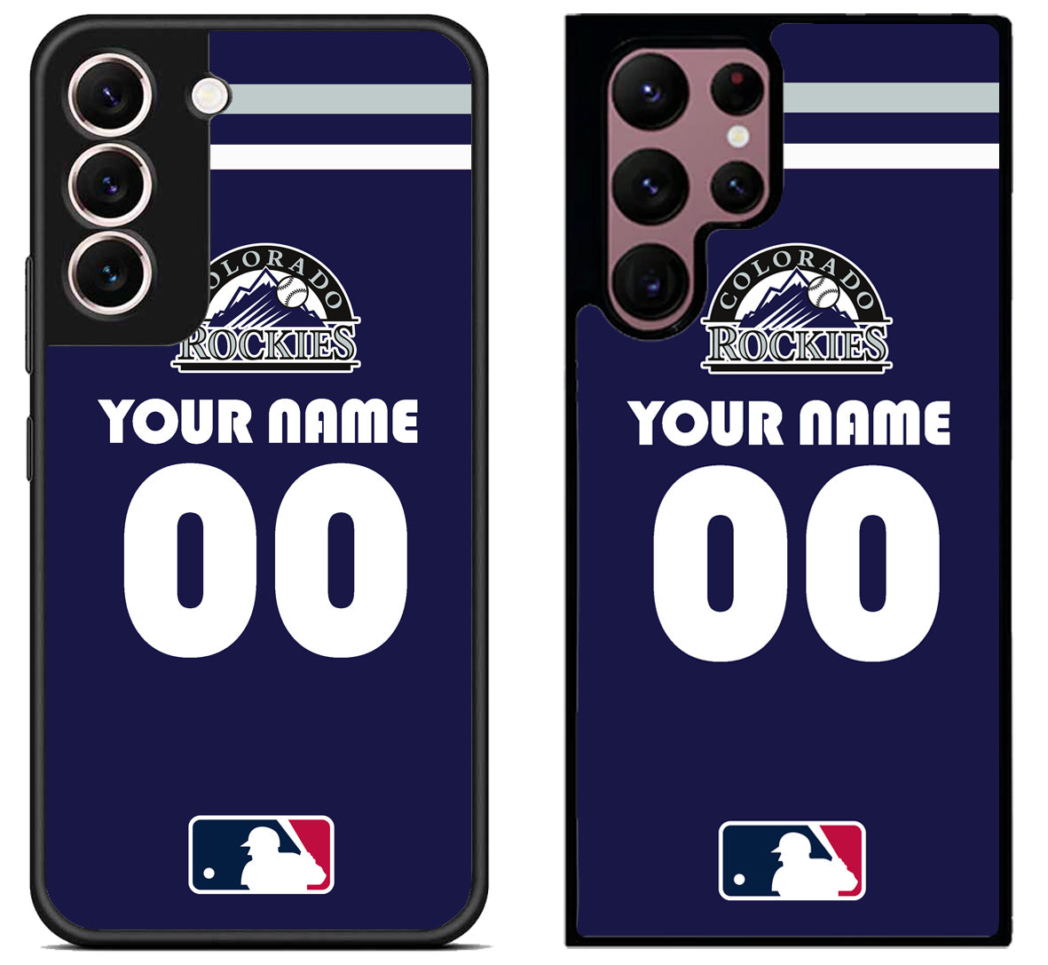 Custom Personalized Colorado Rockies MLB Samsung Galaxy S22 | S22+ | S22 Ultra Case