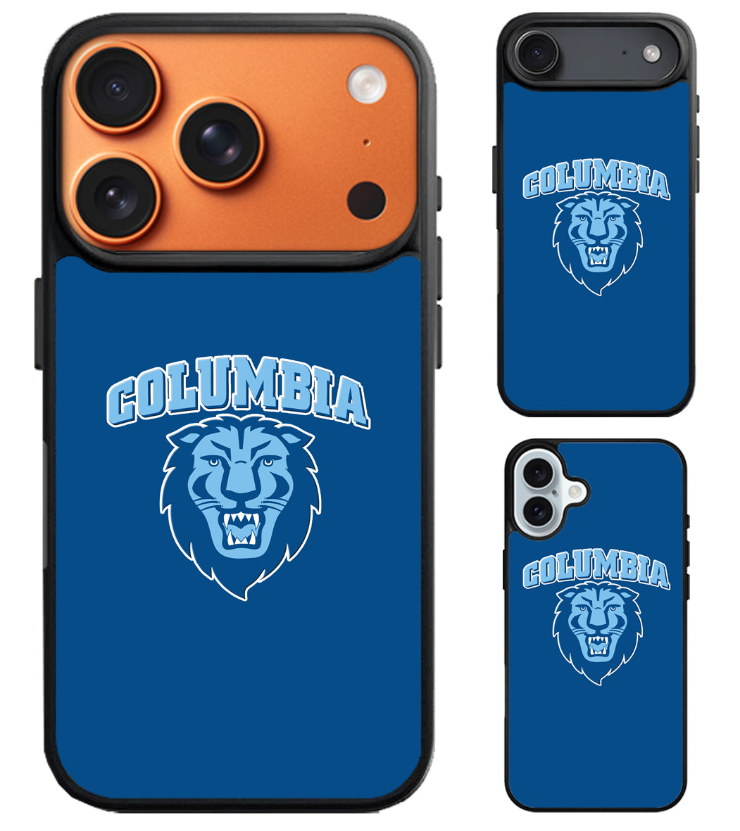 Columbia Lions Logo iPhone Air | iPhone 17 | 17 Pro | 17 Pro Max Case