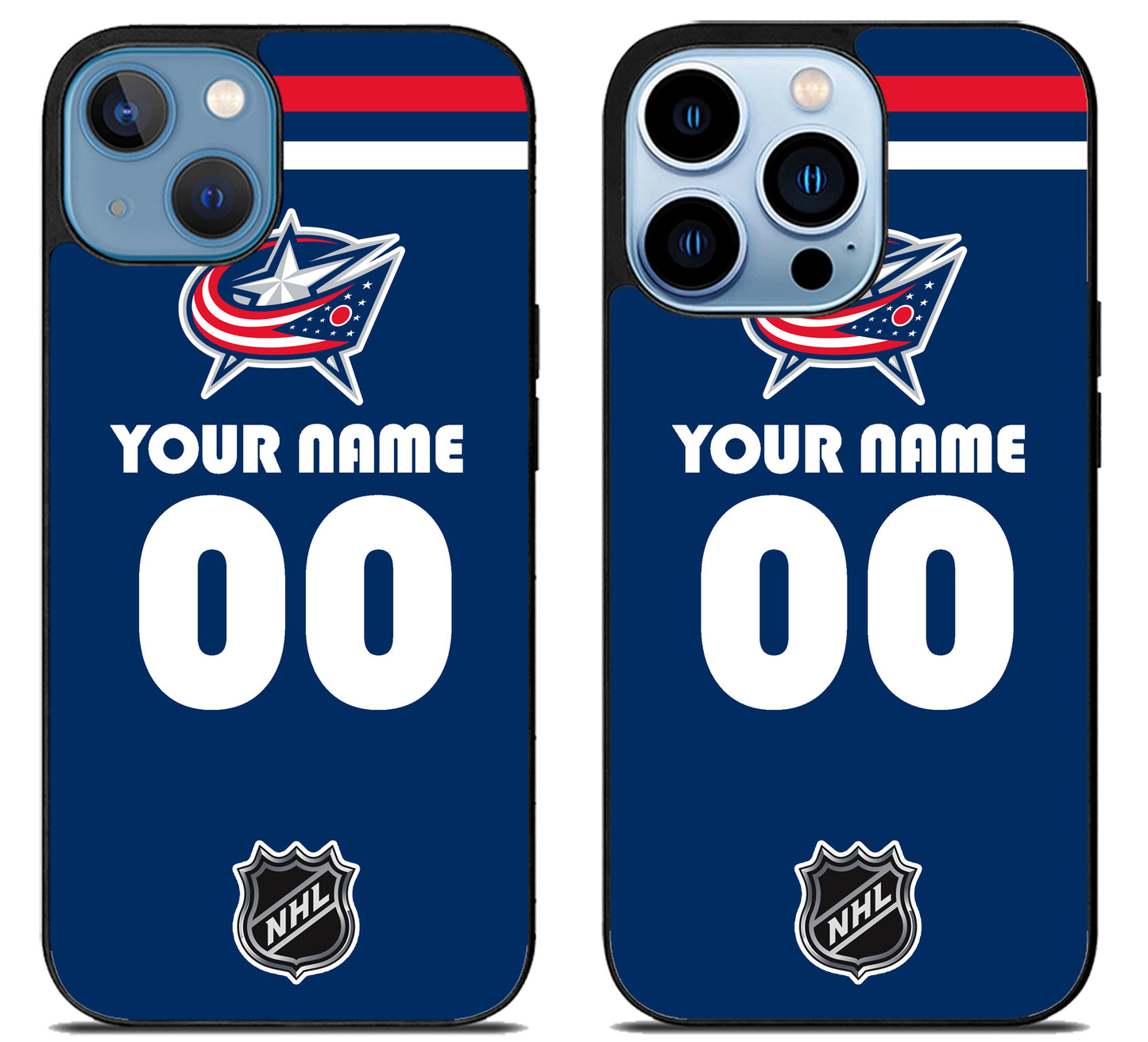 Custom Personalized Columbus Blue Jackets NHL iPhone 13 | 13 Mini | 13 Pro | 13 Pro Max Case
