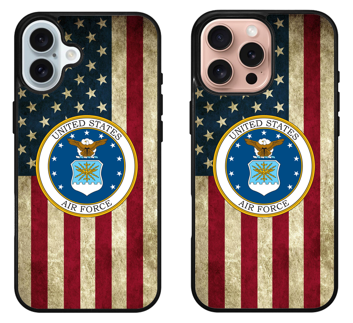 Corps US Air Force Flag iPhone 16 | 16 Plus | 16 Pro | 16 Pro Max Case