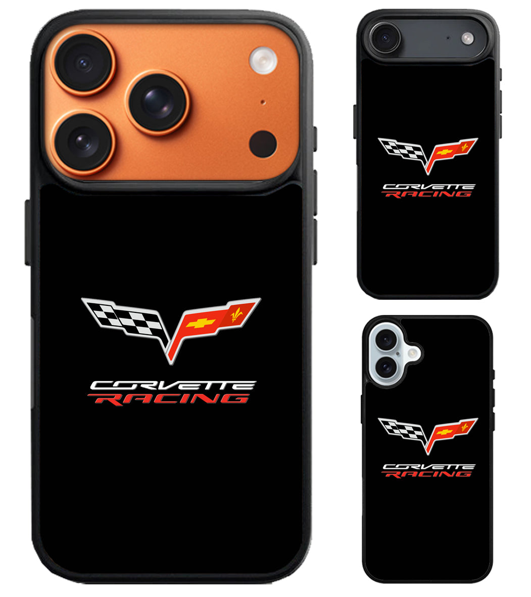 Corvette Racing Black iPhone Air | iPhone 17 | 17 Pro | 17 Pro Max Case