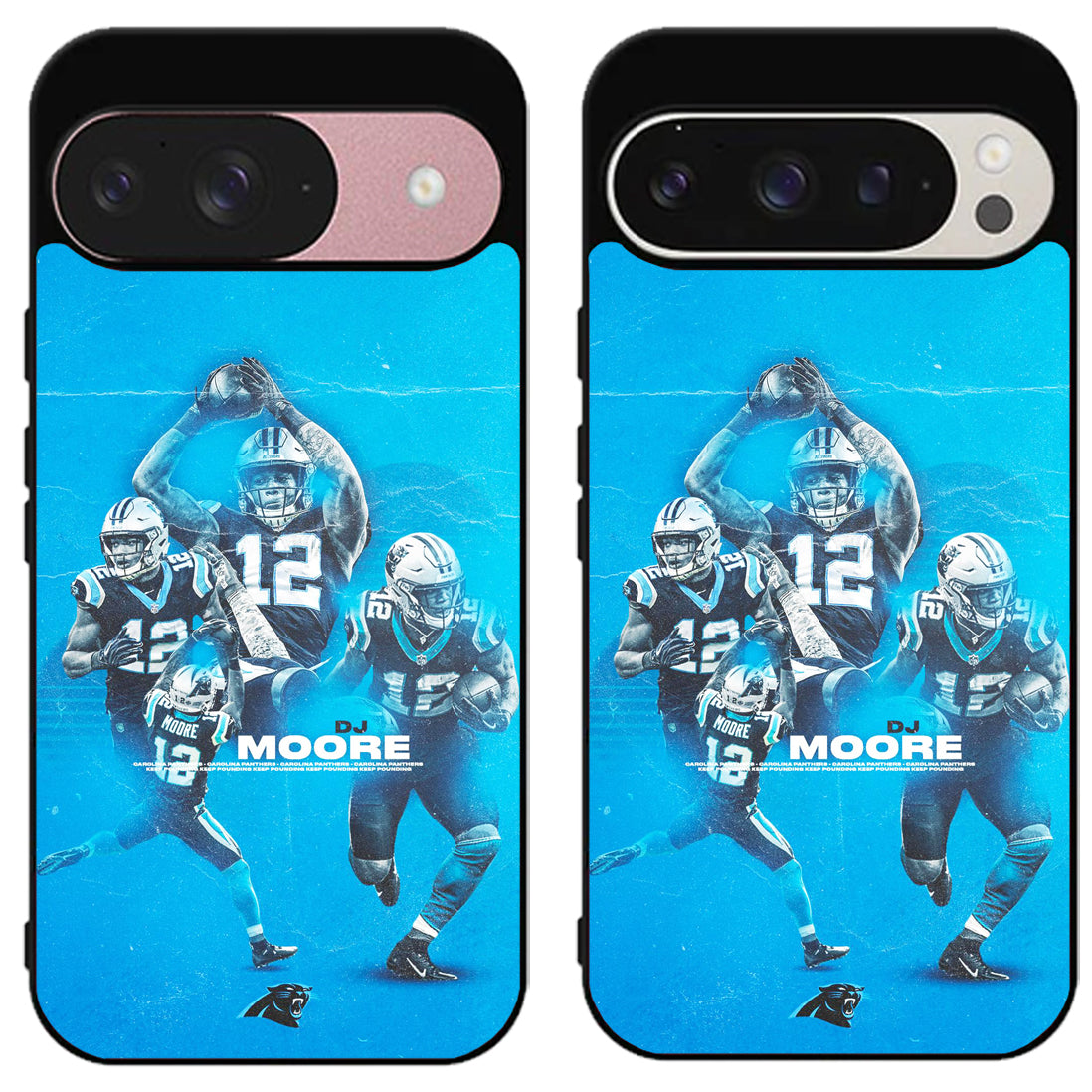 DJ Moore Carolina Panthers Google Pixel 9 | 9 Pro | 9 Pro XL Case