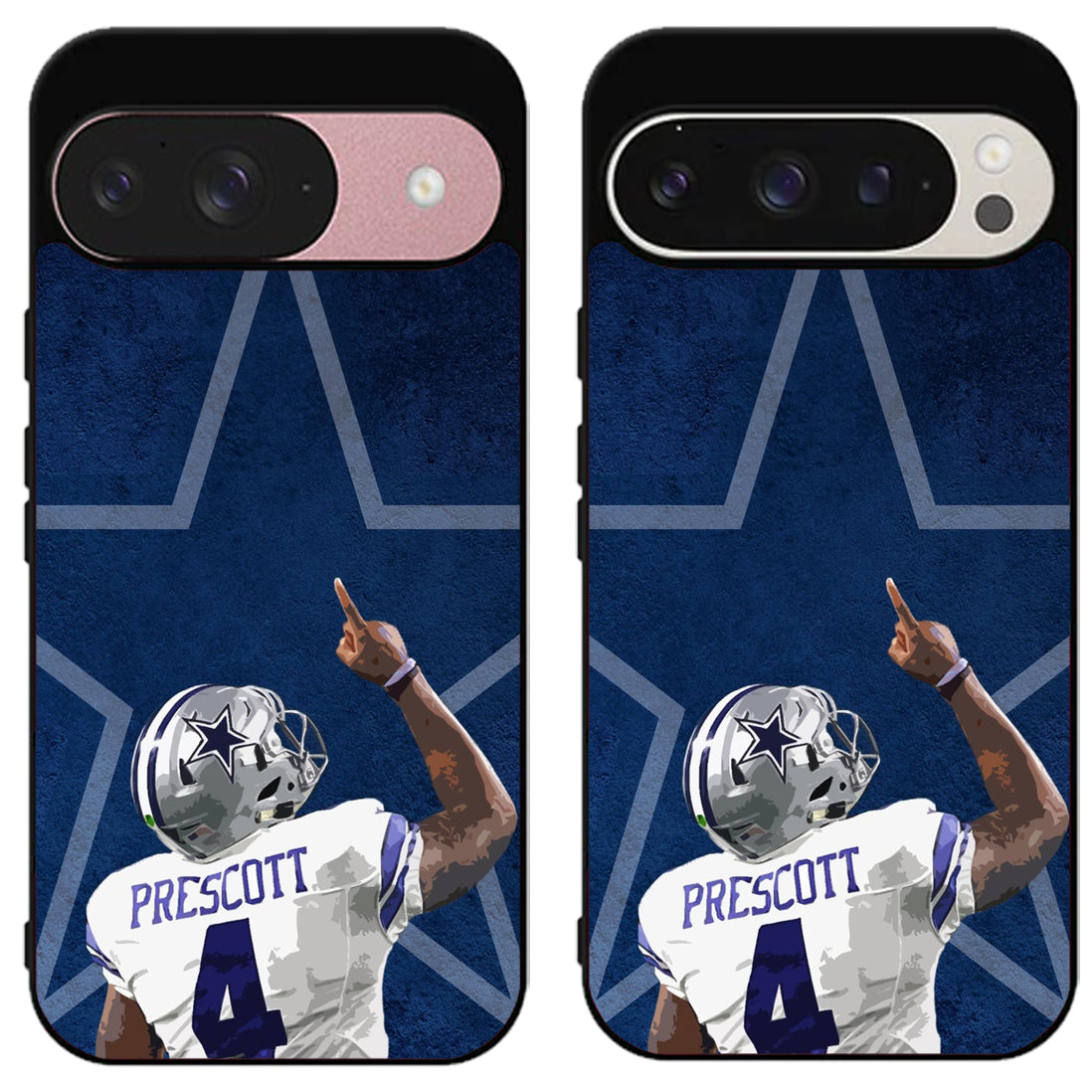 Dak Prescott Dallas Cowboys Background Google Pixel 9 | 9 Pro | 9 Pro XL Case