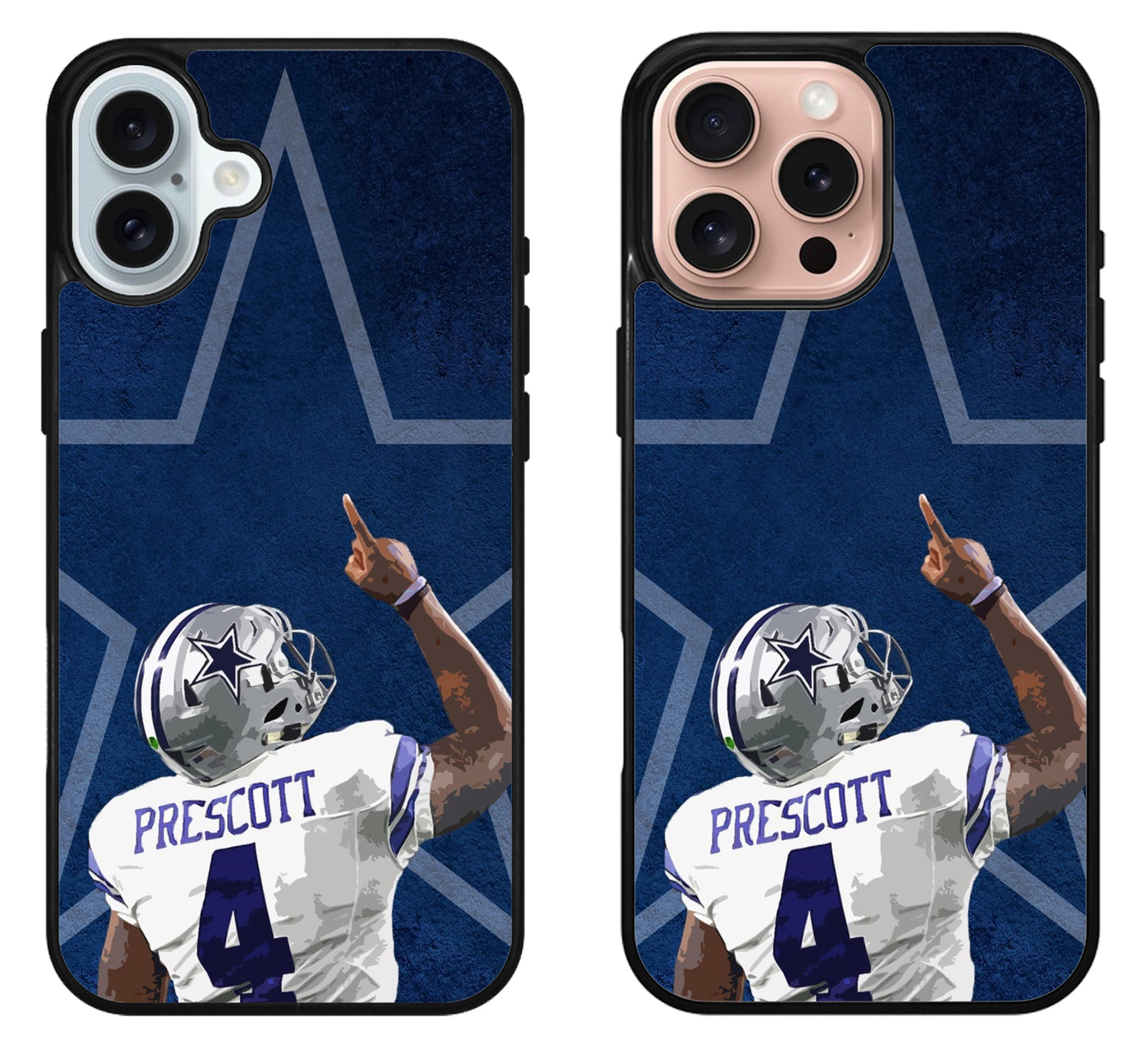 Dak Prescott Dallas Cowboys Background iPhone 16 | 16 Plus | 16 Pro | 16 Pro Max Case