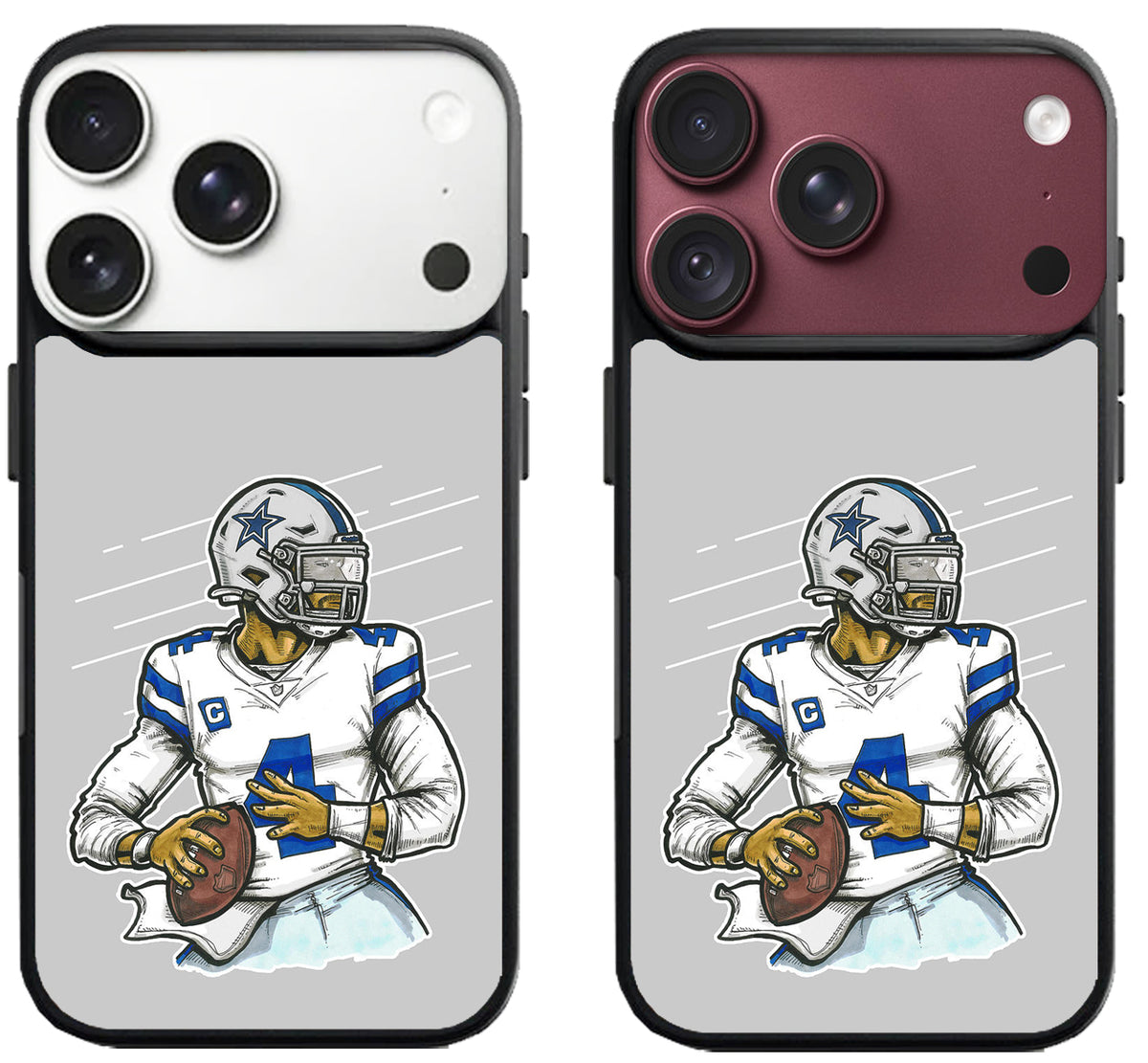 Dallas Cowboys Dak Prescott Artwork iPhone 18 Pro | 18 Pro Max Case