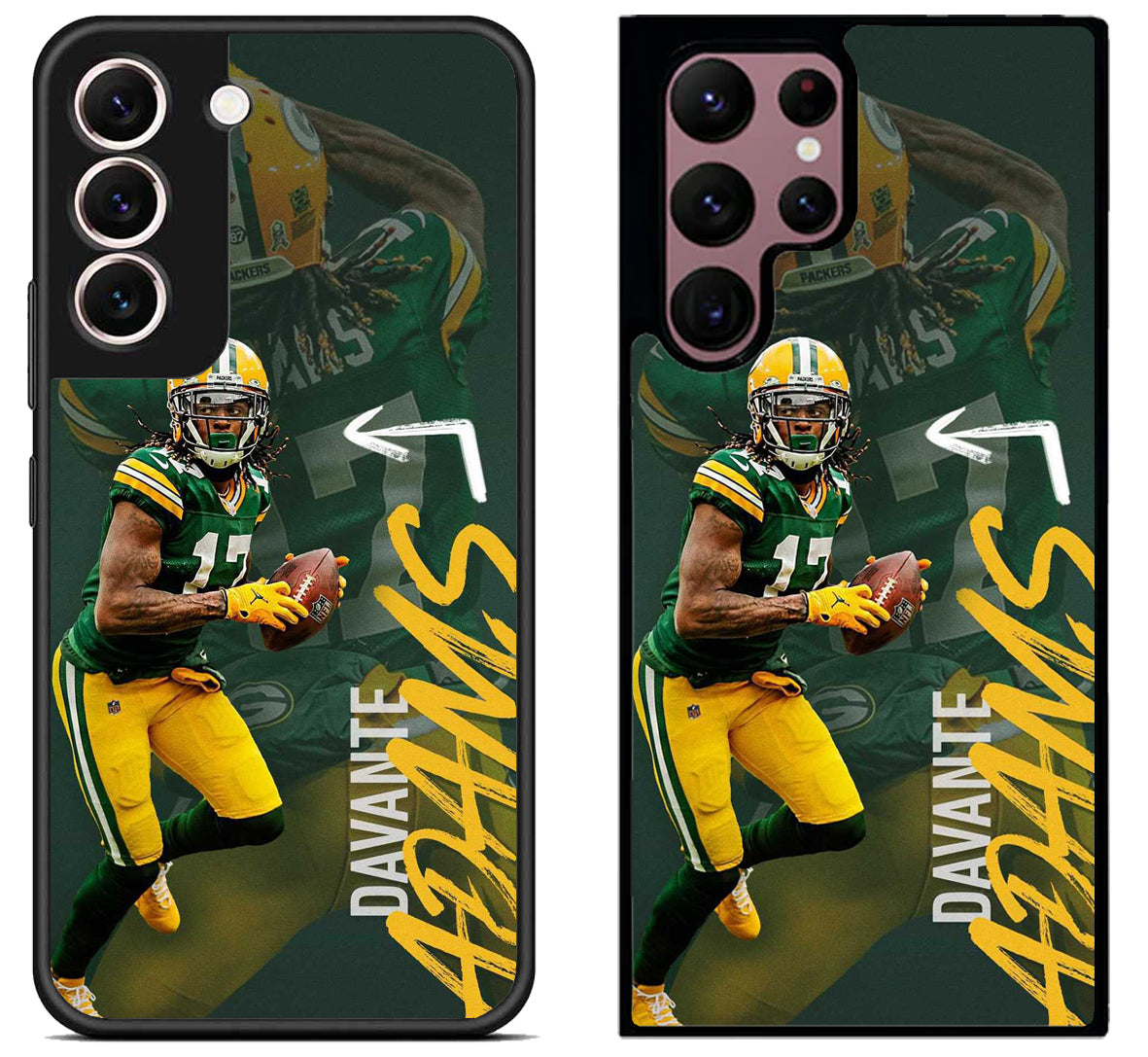 Davante Adams Background Samsung Galaxy S22 | S22+ | S22 Ultra Case