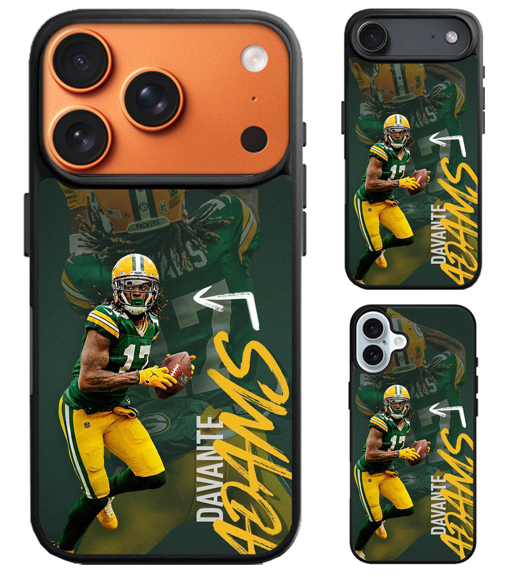 Davante Adams Background iPhone Air | iPhone 17 | 17 Pro | 17 Pro Max Case