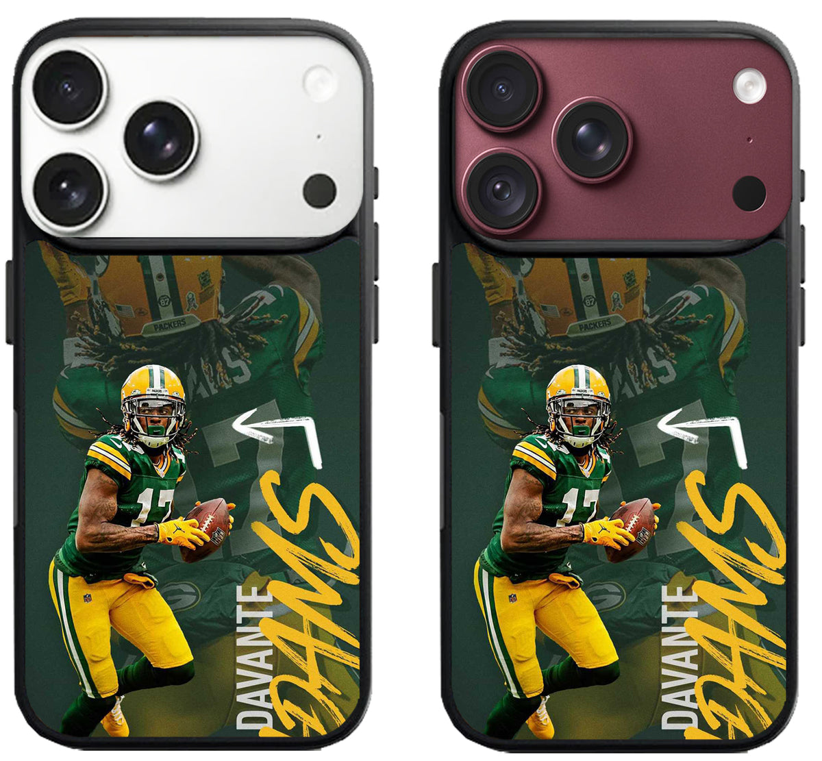 Davante Adams Background iPhone 18 Pro | 18 Pro Max Case