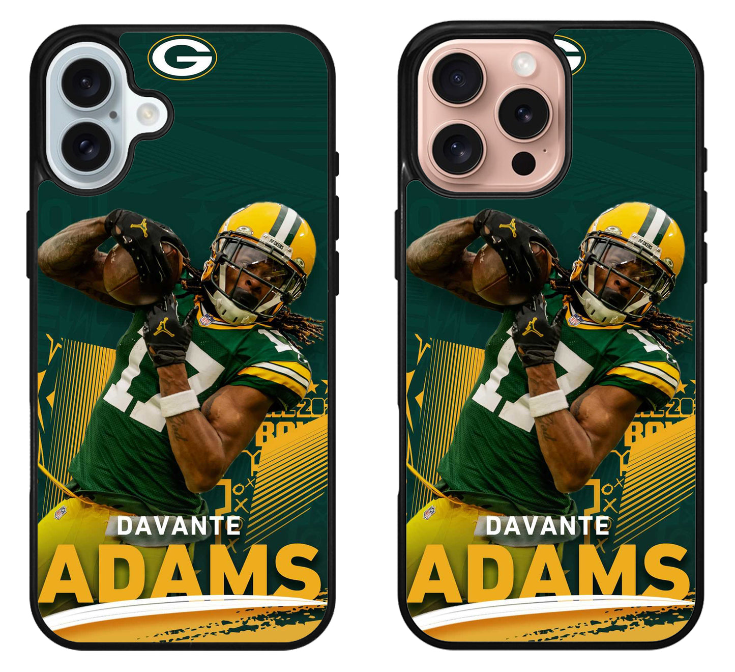 Davante Adams Green Bay Packers iPhone 16 | 16 Plus | 16 Pro | 16 Pro Max Case