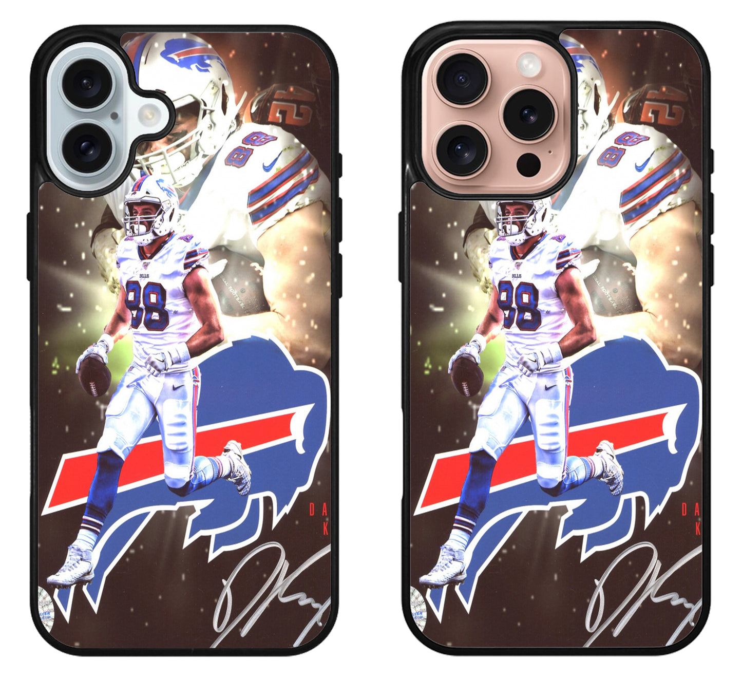 Dawson Knox Buffalo Bills Signature iPhone 16 | 16 Plus | 16 Pro | 16 Pro Max Case