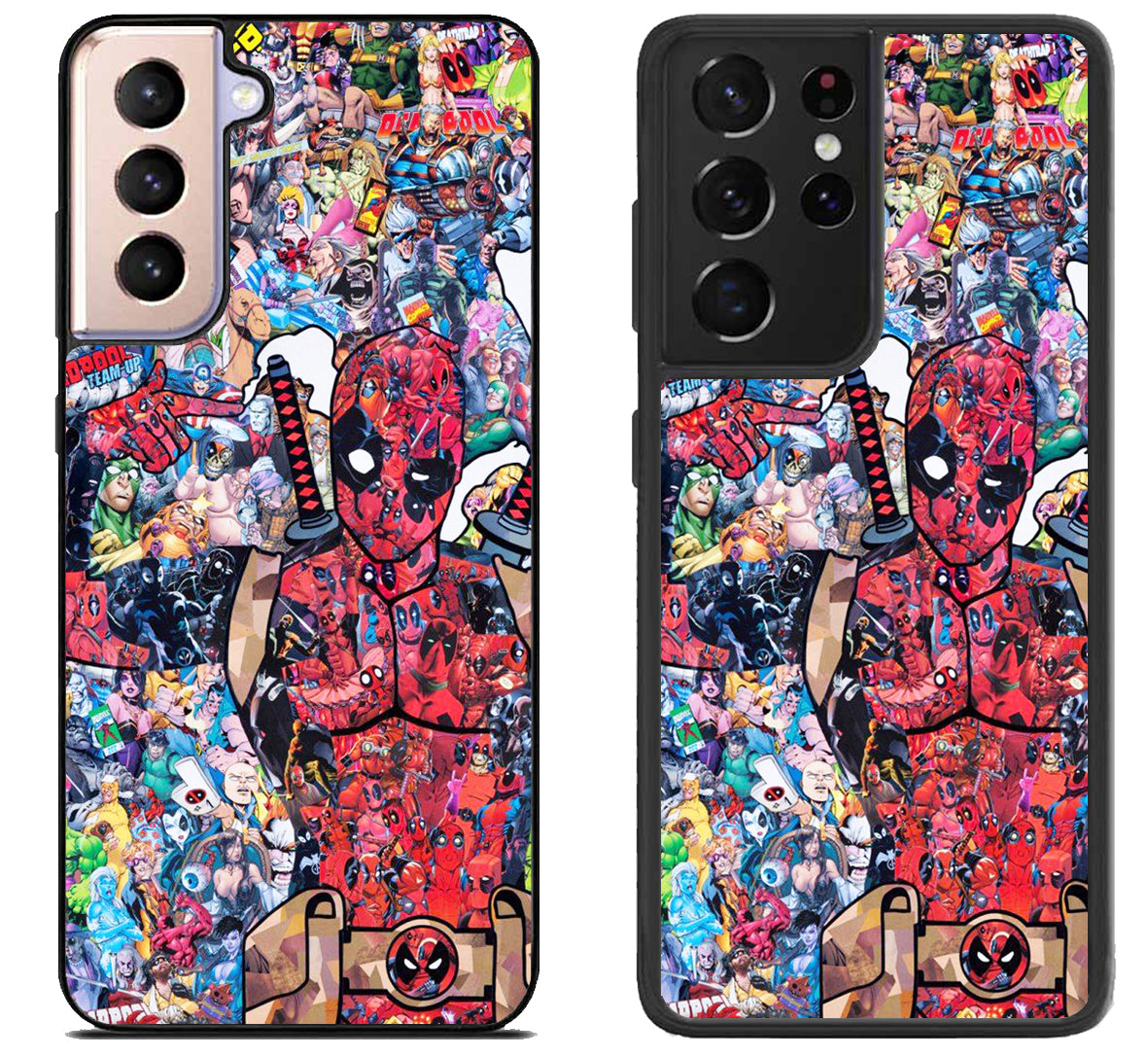 Deadpool Collage Comics Samsung Galaxy S21 | S21 FE | S21+ | S21 Ultra Case