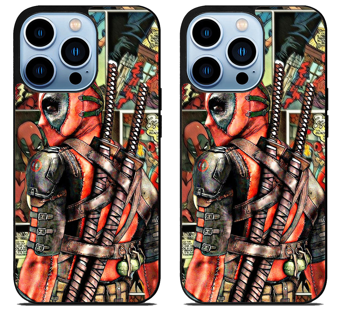 Deadpool Collage iPhone 15 Pro | iPhone 15 Pro Max Case