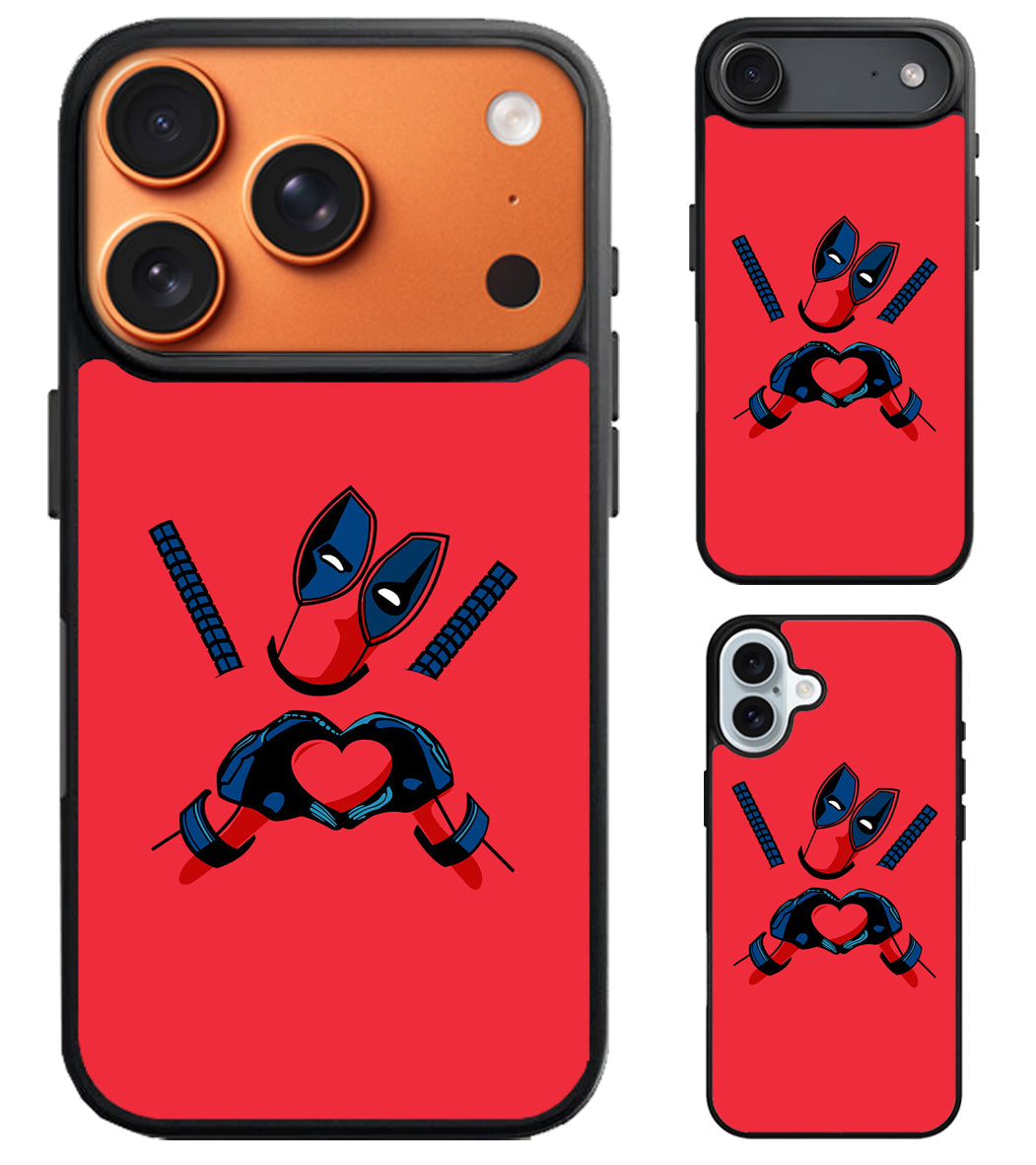 Deadpool Red iPhone Air | iPhone 17 | 17 Pro | 17 Pro Max Case