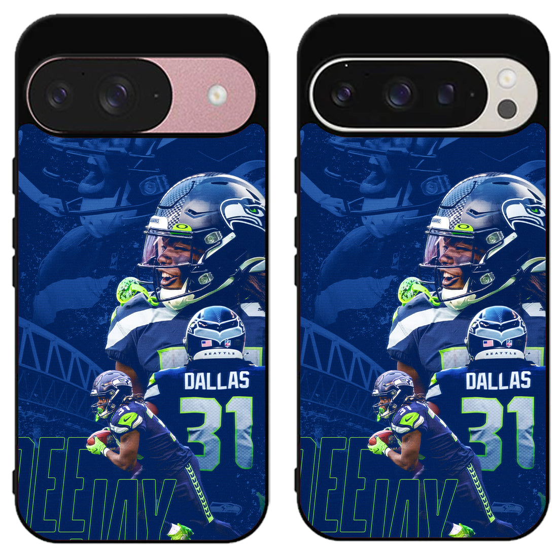 DeeJay Dallas Seattle Seahawks Google Pixel 9 | 9 Pro | 9 Pro XL Case
