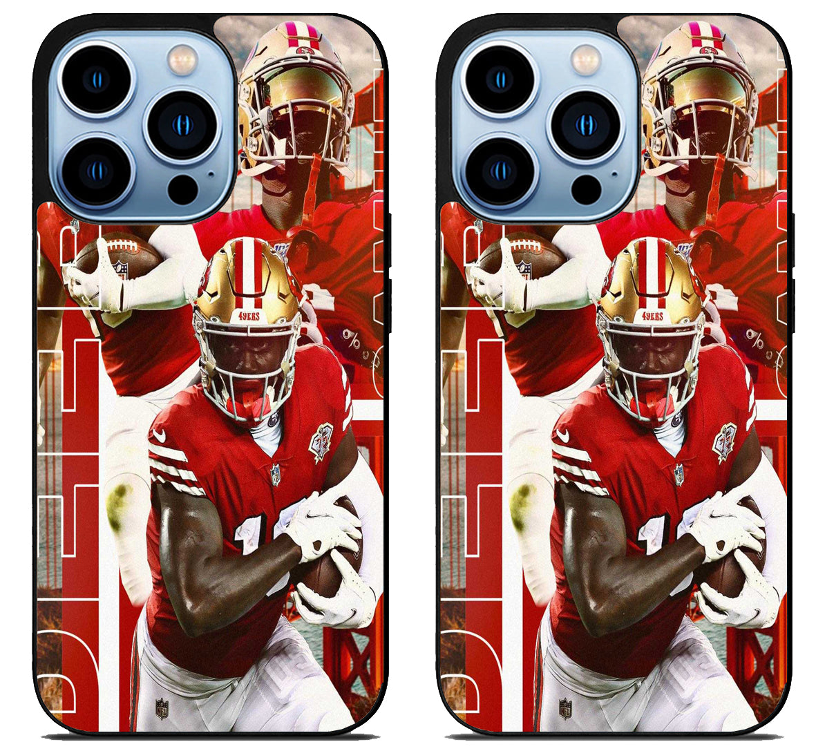Deebo Samuel San Francisco 49ers Collage iPhone 15 Pro | iPhone 15 Pro Max Case
