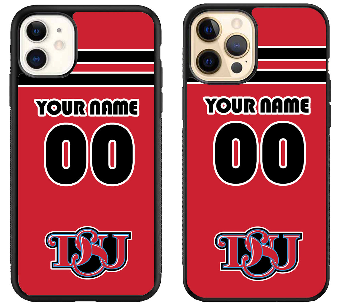 Custom Personalized Delaware State Hornets iPhone 12 | 12 Mini | 12 Pro | 12 Pro Max Case