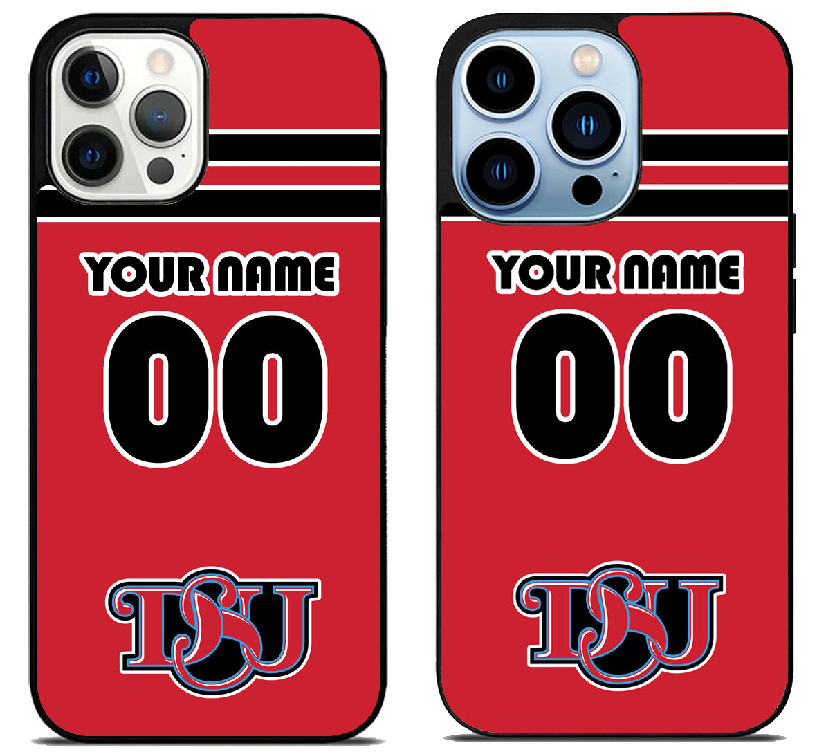 Custom Personalized Delaware State Hornets iPhone 15 Pro | iPhone 15 Pro Max Case