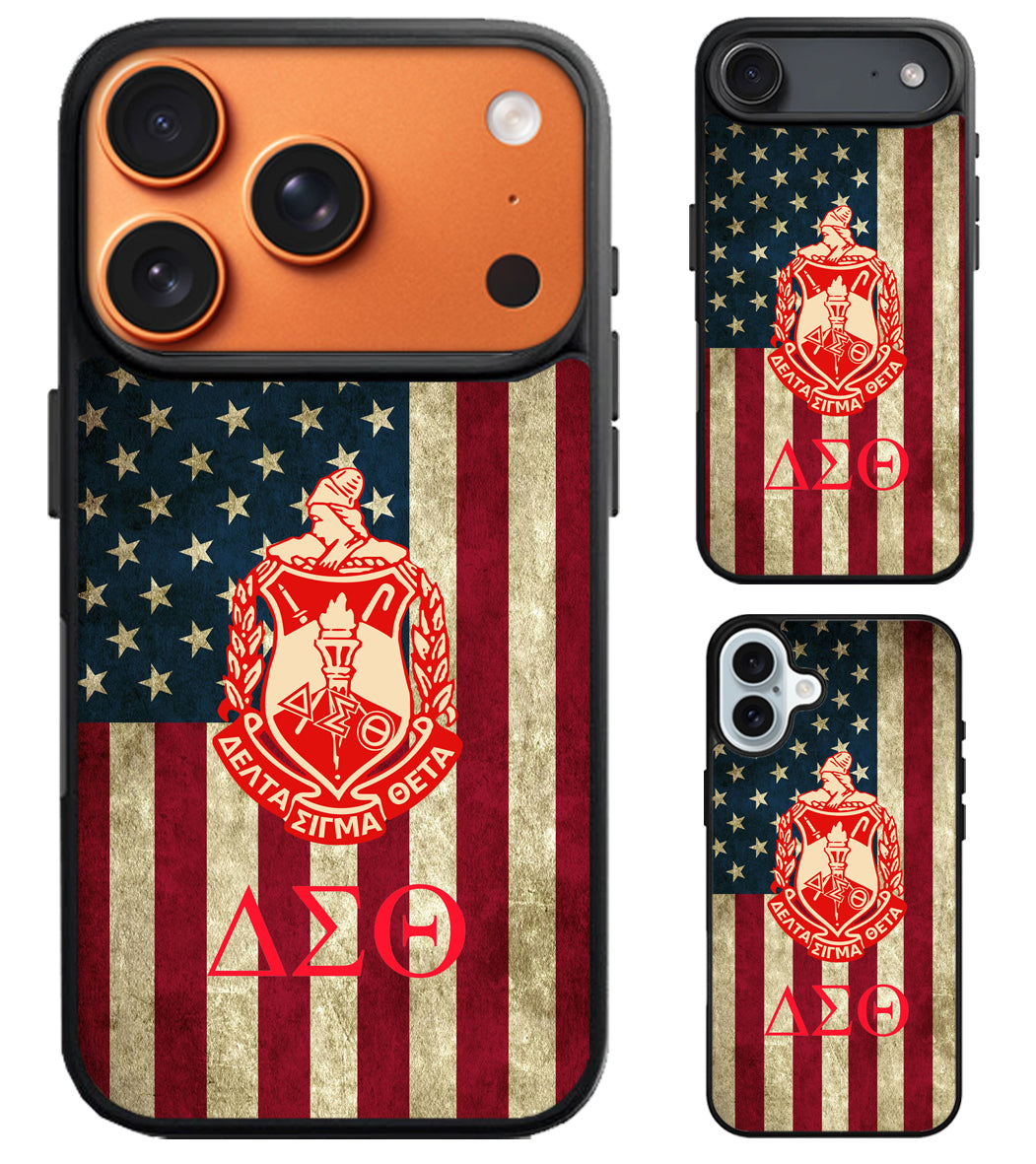 Delta Sigma Theta Flag iPhone Air | iPhone 17 | 17 Pro | 17 Pro Max Case