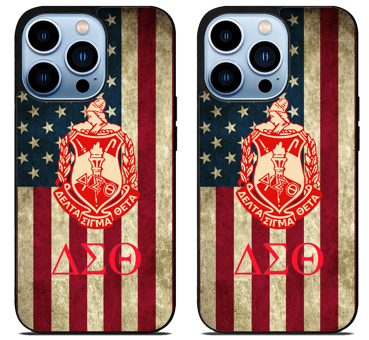 Delta Sigma Theta Flag iPhone 15 Pro | iPhone 15 Pro Max Case