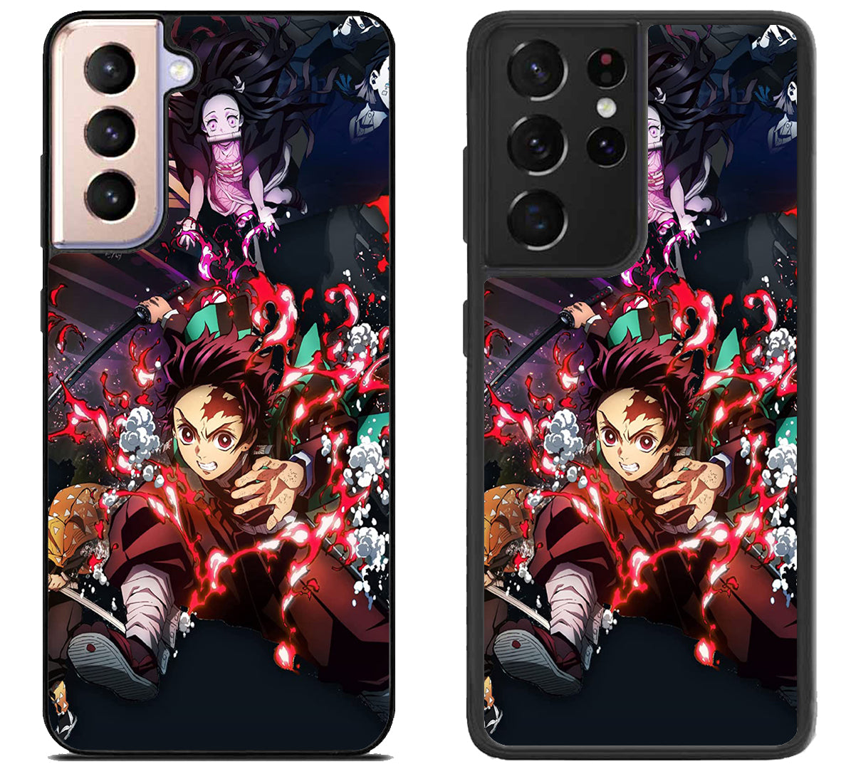 Demon Slayer Background Samsung Galaxy S21 | S21 FE | S21+ | S21 Ultra Case