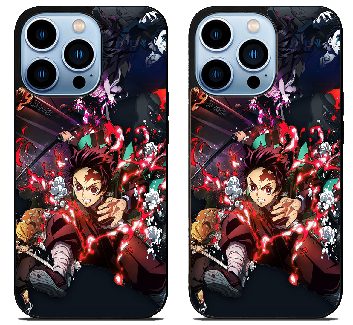 Demon Slayer Background iPhone 15 Pro | iPhone 15 Pro Max Case