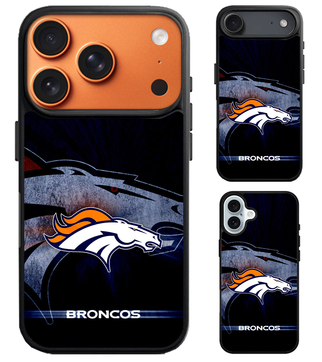 Denver Broncos Stylish iPhone Air | iPhone 17 | 17 Pro | 17 Pro Max Case
