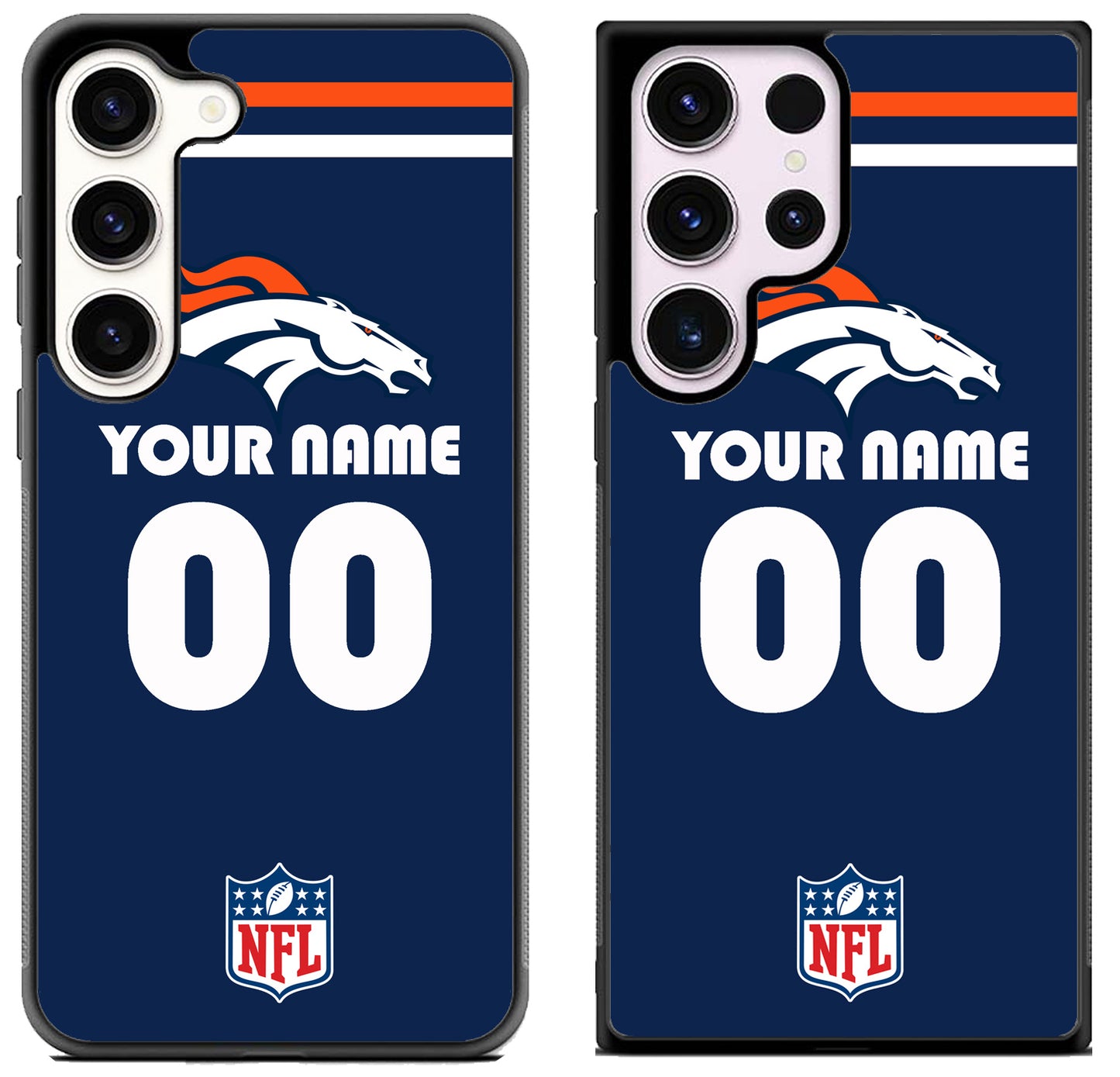 Custom Personalized Denver Broncos NFL Samsung Galaxy S23 | S23+ | S23 Ultra Case