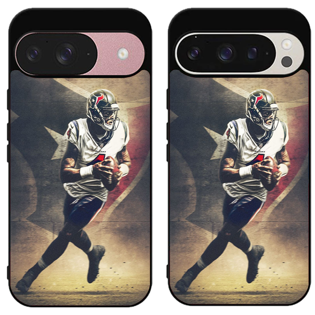Deshaun Watson Texans Artwork Google Pixel 9 | 9 Pro | 9 Pro XL Case