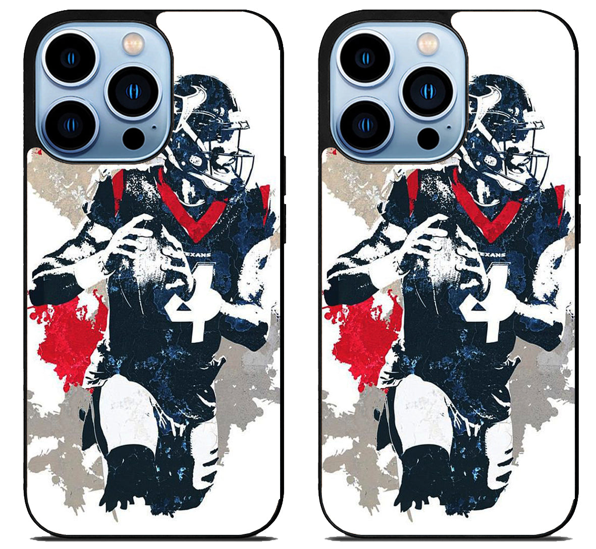 Deshaun watson Texans Artwork iPhone 15 Pro | iPhone 15 Pro Max Case