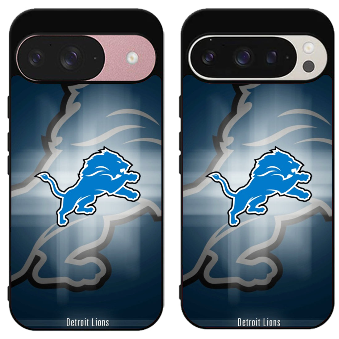 Detroit Lions Background Cover Google Pixel 9 | 9 Pro | 9 Pro XL Case