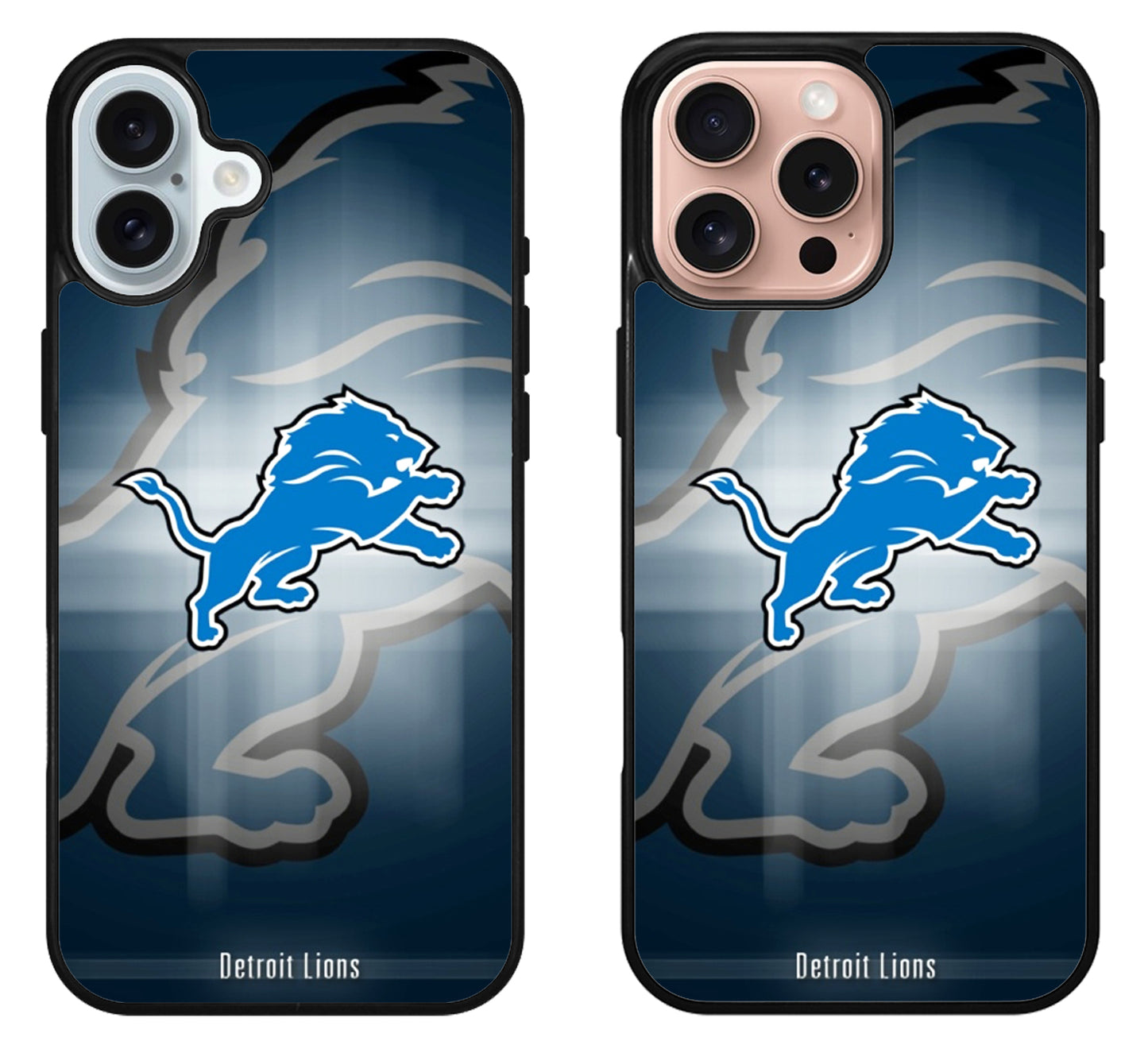 Detroit Lions Background iPhone 16 | 16 Plus | 16 Pro | 16 Pro Max Case