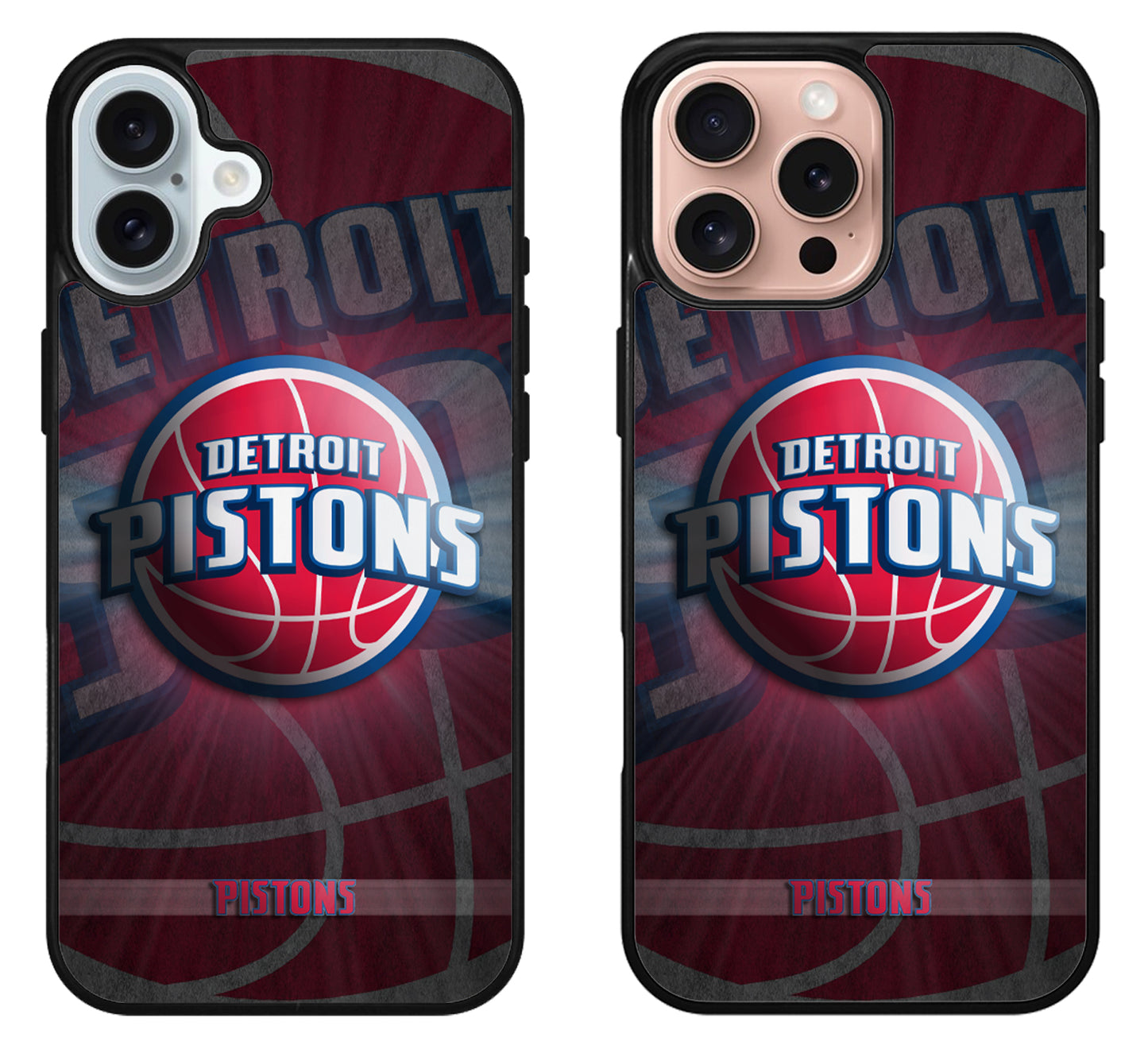 Detroit Pistons Background iPhone 16 | 16 Plus | 16 Pro | 16 Pro Max Case