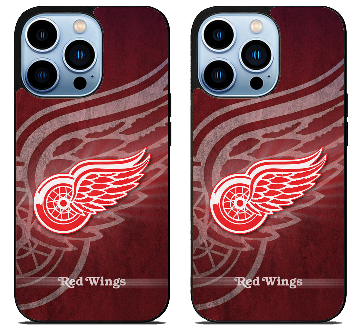 Detroit Red Wings Background iPhone 15 Pro | iPhone 15 Pro Max Case